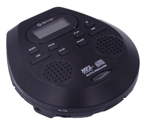 Denver Discman Denver DMP-395B czarny - 1535005 - zdjęcie 2